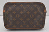 Authentic Louis Vuitton Monogram Compiegne 23 Clutch Hand Bag M51847 LV 8198I