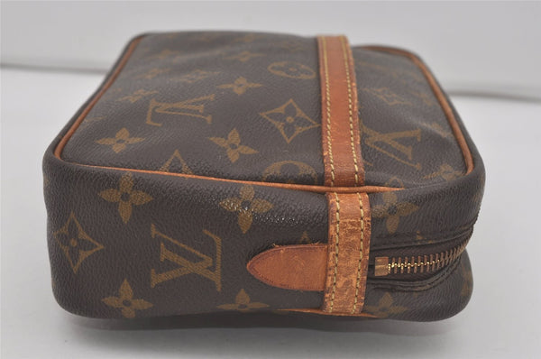 Authentic Louis Vuitton Monogram Compiegne 23 Clutch Hand Bag M51847 LV 8198I
