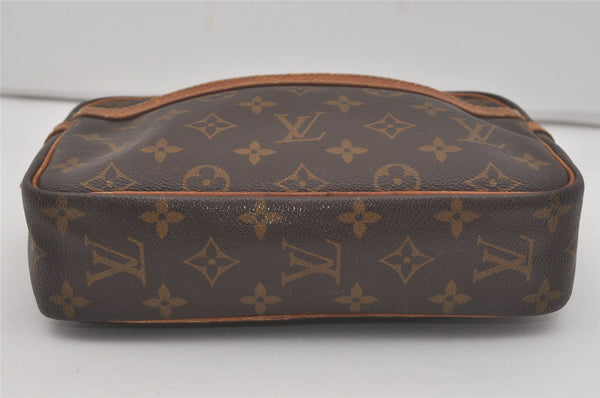 Authentic Louis Vuitton Monogram Compiegne 23 Clutch Hand Bag M51847 LV 8198I