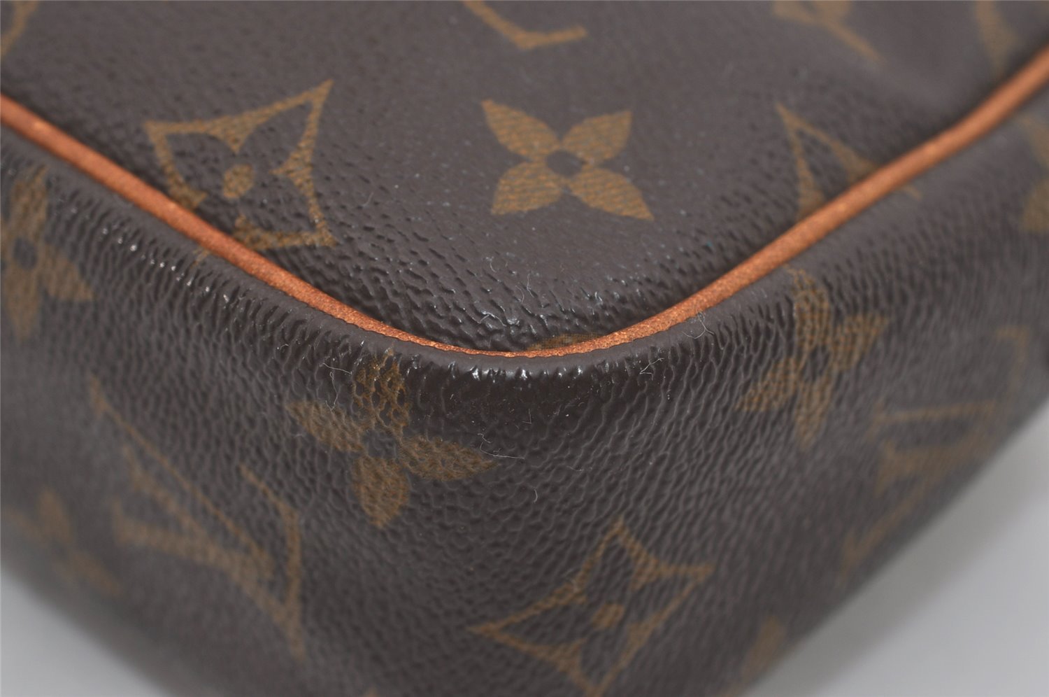 Authentic Louis Vuitton Monogram Compiegne 23 Clutch Hand Bag M51847 LV 8198I