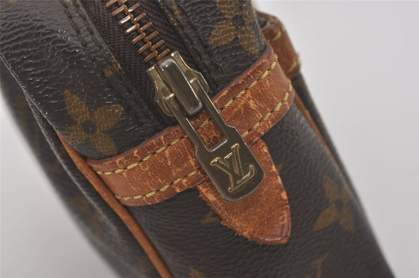 Authentic Louis Vuitton Monogram Compiegne 23 Clutch Hand Bag M51847 LV 8198I