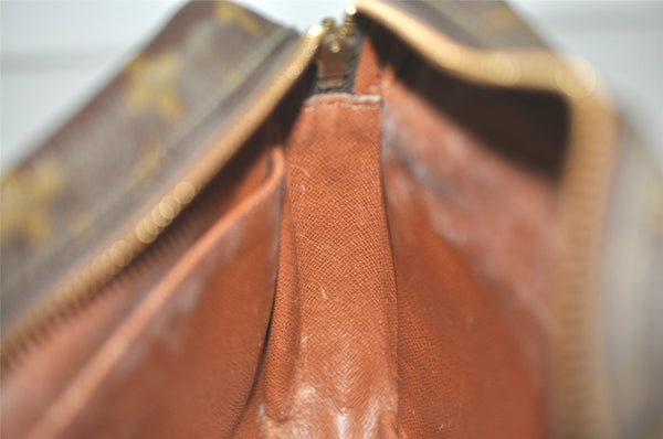 Authentic Louis Vuitton Monogram Compiegne 23 Clutch Hand Bag M51847 LV 8198I