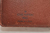 Authentic Louis Vuitton Monogram Bifold Wallet Purse 3Set Brown LV 8198M