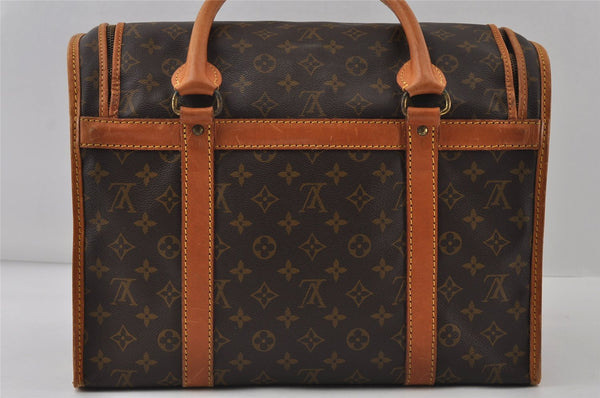 Authentic Louis Vuitton Monogram Sac Chien 40 Pet Carrier Bag M42024 LV 8199I