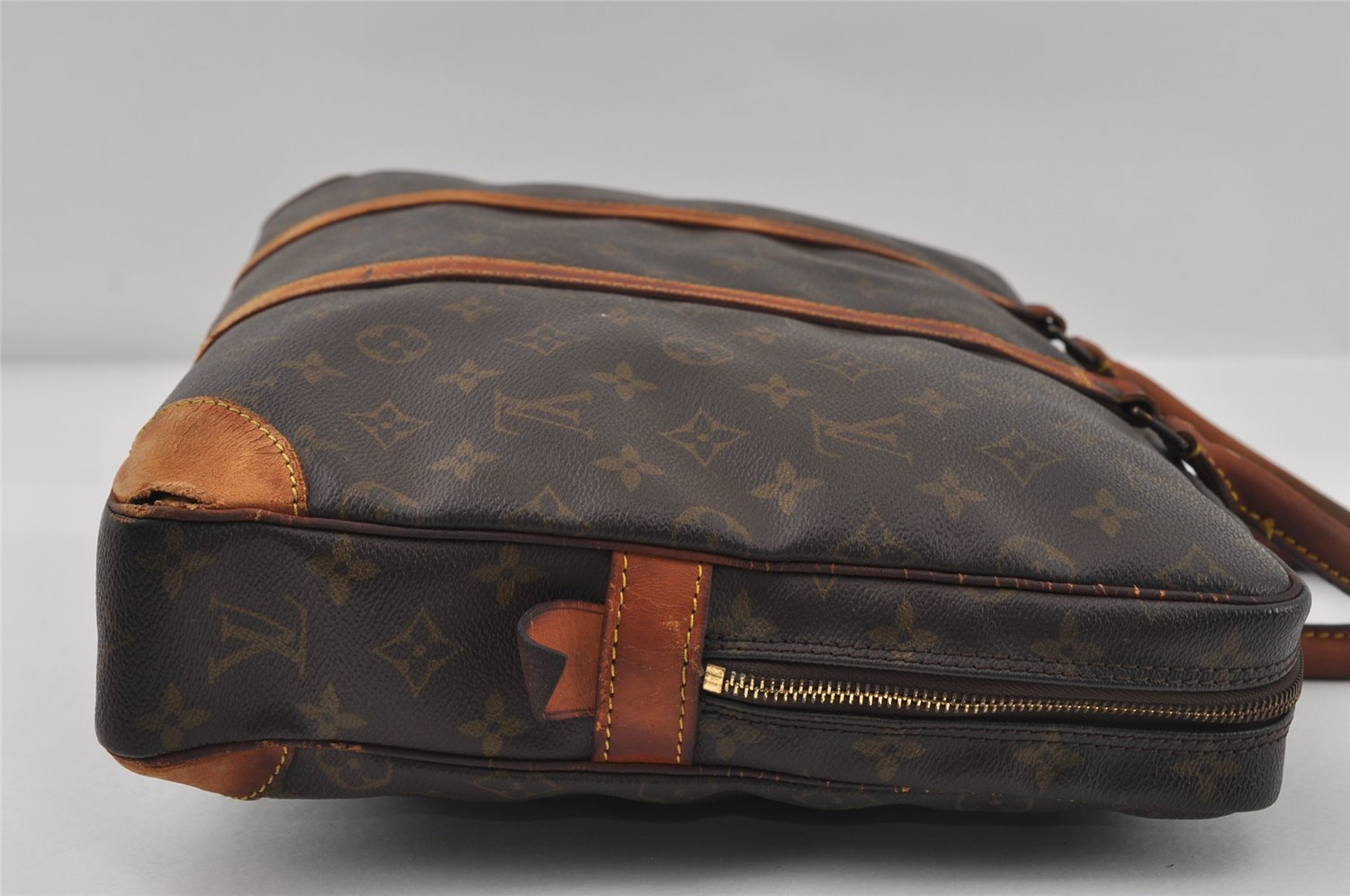 Authentic Louis Vuitton Monogram Porte Documents Voyage M53361 Briefcase 8200I