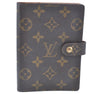Authentic Louis Vuitton Monogram Agenda PM Notebook Cover R20005 LV 8201G