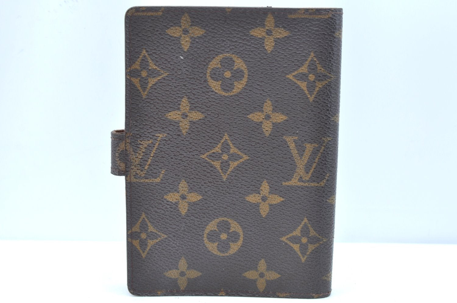 Authentic Louis Vuitton Monogram Agenda PM Notebook Cover R20005 LV 8201G