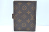 Authentic Louis Vuitton Monogram Agenda PM Notebook Cover R20005 LV 8201G