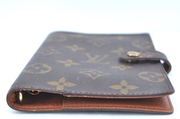 Authentic Louis Vuitton Monogram Agenda PM Notebook Cover R20005 LV 8201G