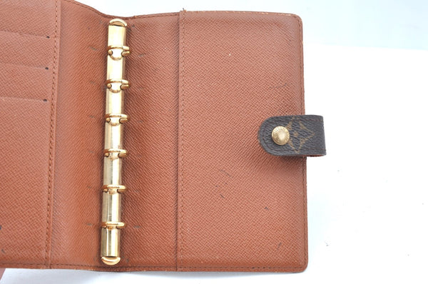 Authentic Louis Vuitton Monogram Agenda PM Notebook Cover R20005 LV 8201G