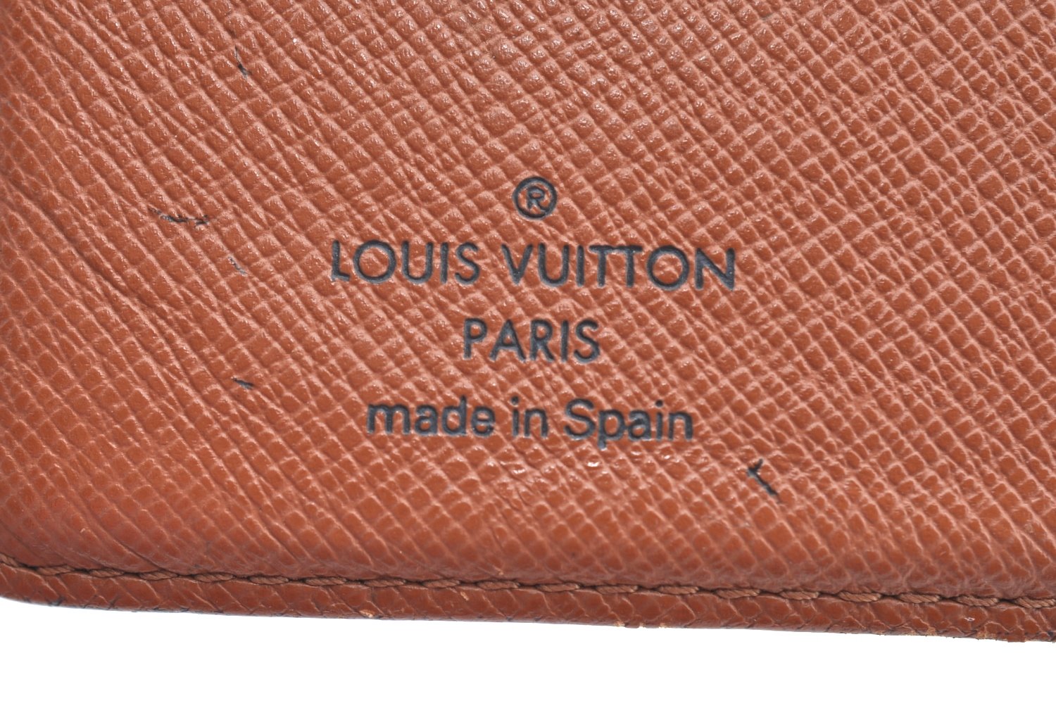 Authentic Louis Vuitton Monogram Agenda PM Notebook Cover R20005 LV 8201G
