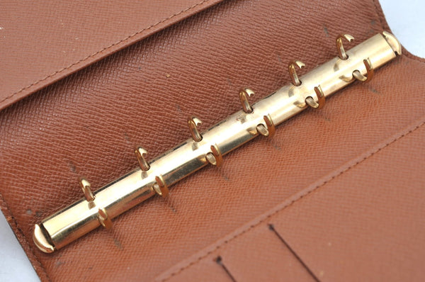 Authentic Louis Vuitton Monogram Agenda PM Notebook Cover R20005 LV 8201G