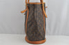 Authentic Louis Vuitton Monogram Bucket GM Shoulder Tote Bag M42236 Junk 8202I