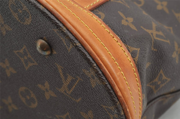 Authentic Louis Vuitton Monogram Bucket GM Shoulder Tote Bag M42236 Junk 8202I