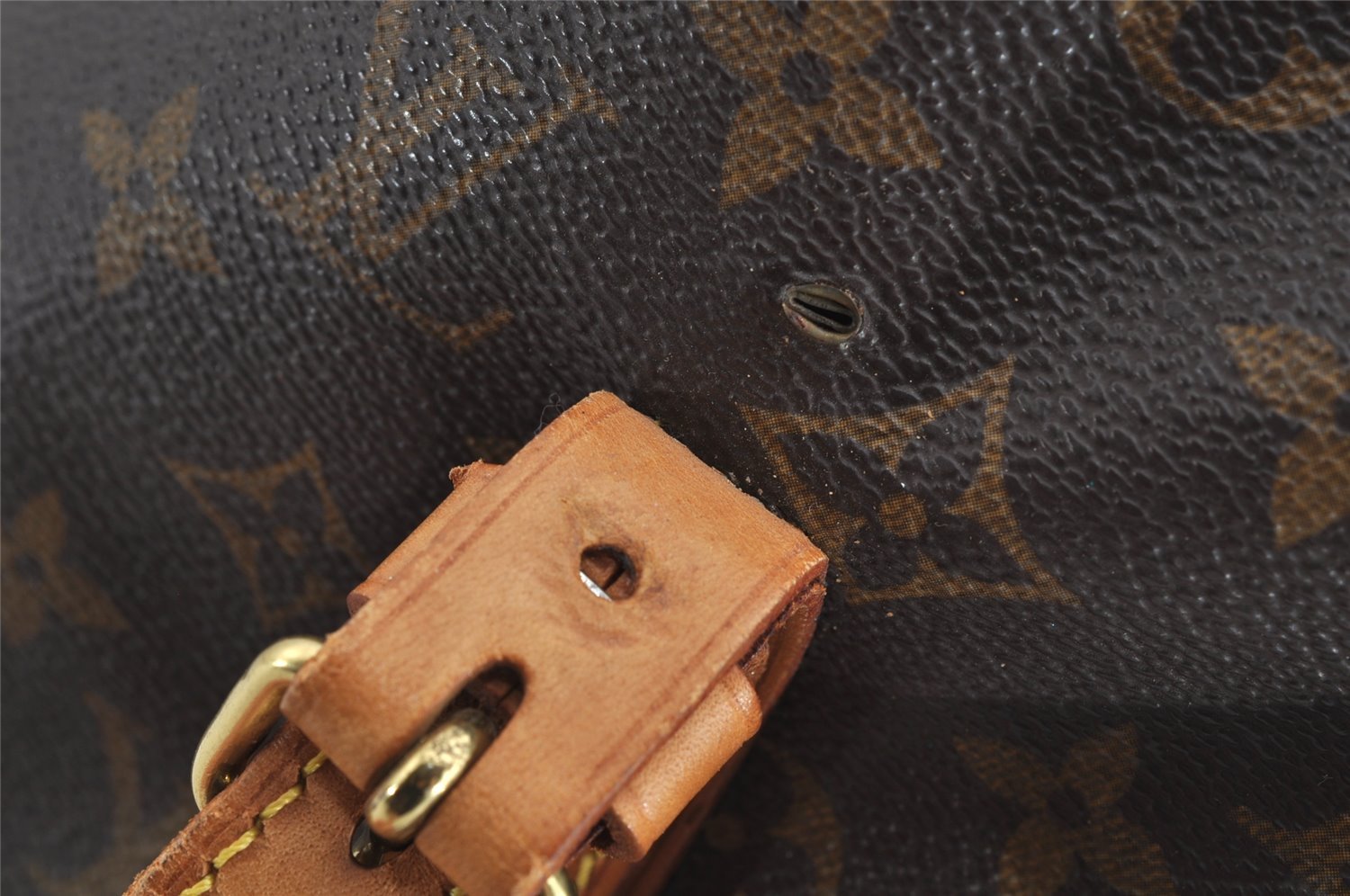 Authentic Louis Vuitton Monogram Bucket GM Shoulder Tote Bag M42236 Junk 8202I