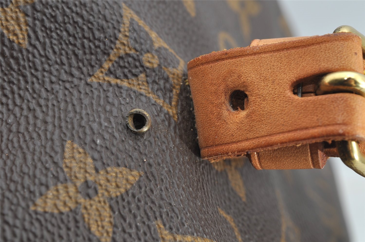 Authentic Louis Vuitton Monogram Bucket GM Shoulder Tote Bag M42236 Junk 8202I