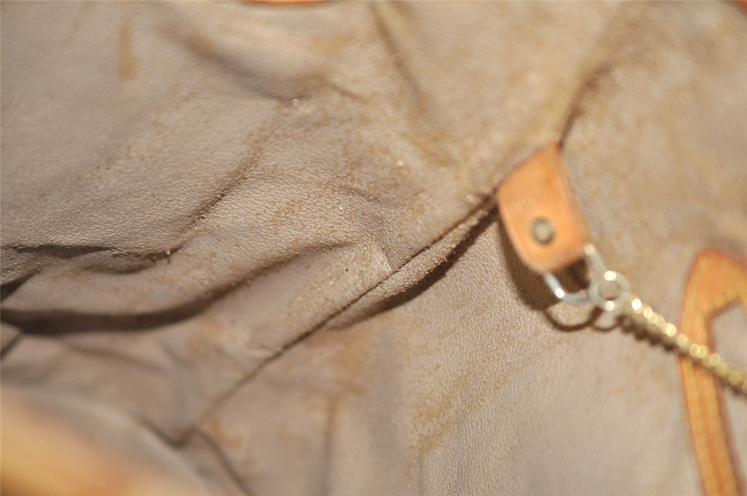 Authentic Louis Vuitton Monogram Bucket GM Shoulder Tote Bag M42236 Junk 8202I