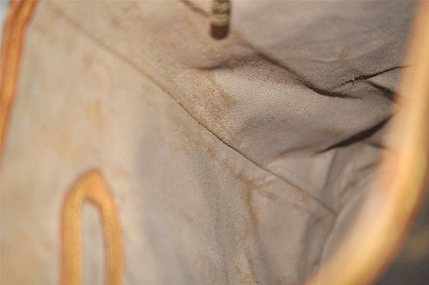 Authentic Louis Vuitton Monogram Bucket GM Shoulder Tote Bag M42236 Junk 8202I