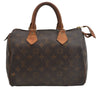 Authentic Louis Vuitton Monogram Speedy 25 Boston Hand Bag M41528 LV 8203I
