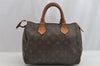 Authentic Louis Vuitton Monogram Speedy 25 Boston Hand Bag M41528 LV 8203I