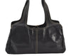 Authentic MIU MIU Vintage Leather Shoulder Hand Bag Purse Black 8203J