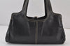 Authentic MIU MIU Vintage Leather Shoulder Hand Bag Purse Black 8203J