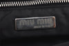 Authentic MIU MIU Vintage Leather Shoulder Hand Bag Purse Black 8203J