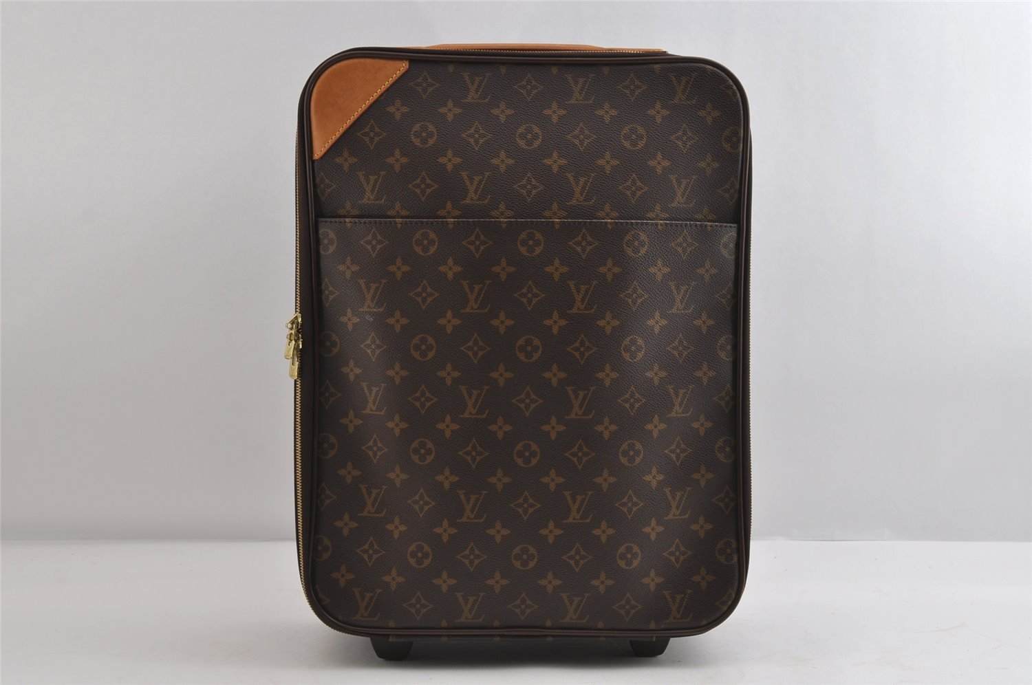 Authentic Louis Vuitton Monogram Pegase 45 Travel Suitcase M23293 LV 8204I