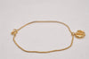 Authentic Christian Dior Vintage Chain Bracelet Gold Tone CD 8205I