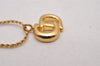 Authentic Christian Dior Vintage Chain Bracelet Gold Tone CD 8205I