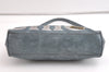 Authentic Chloe Vintage Eclipse Hand Pouch Bag Purse Leather Light Blue 8205J