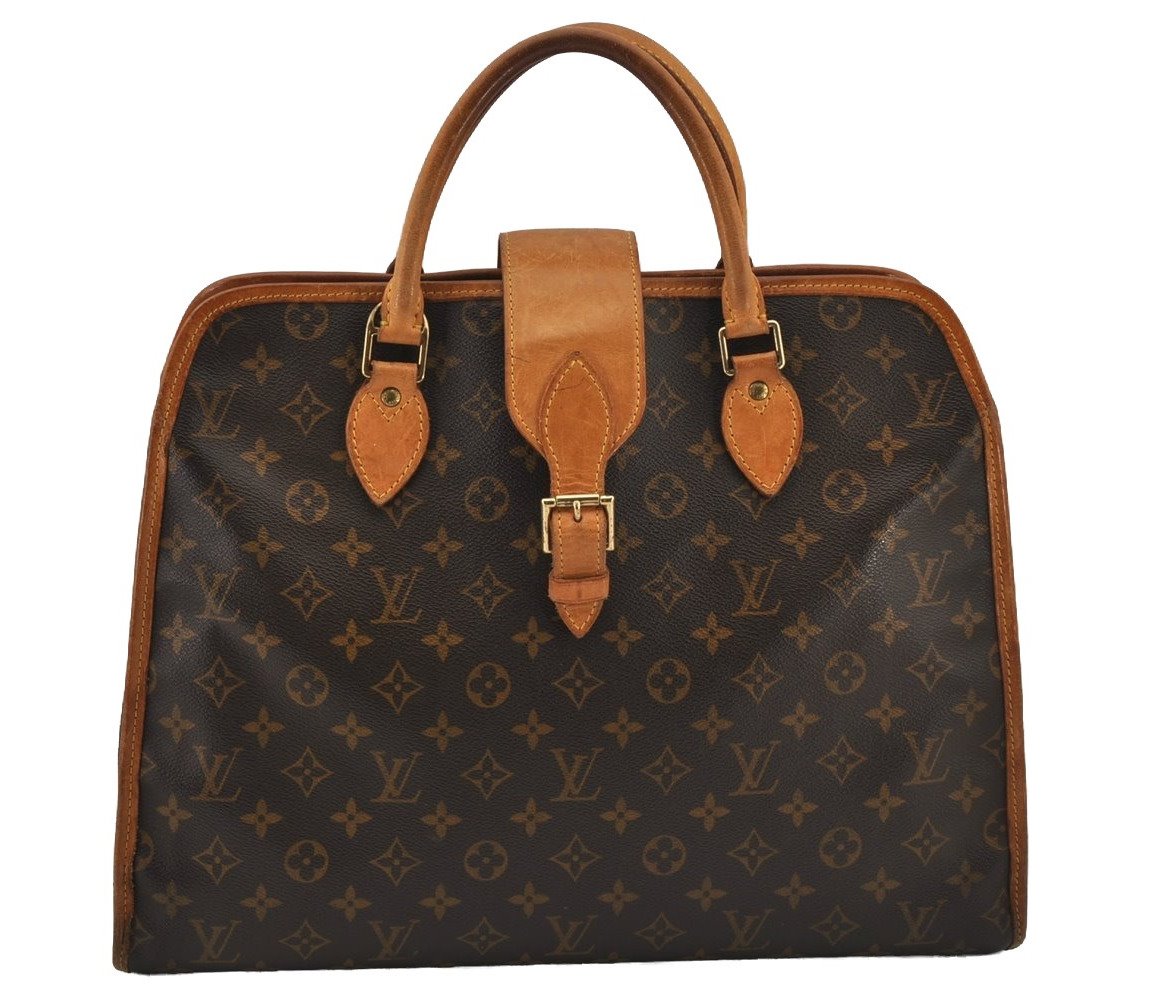 Authentic Louis Vuitton Monogram Rivoli Business Hand Bag M53380 LV 8207J