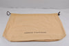 Authentic Louis Vuitton Dust Bag 10 Set Cotton Beige 23.6x18.9x6.3 LV 8208J