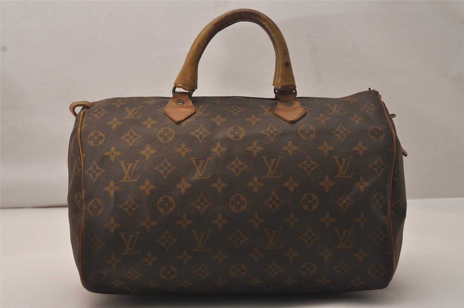 Authentic Louis Vuitton Monogram Speedy 30 USA Model Hand Boston Bag Junk 8210J