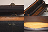 Authentic GUCCI Bamboo 2Way Shoulder Hand Long Wallet Suede Leather Brown 8211M