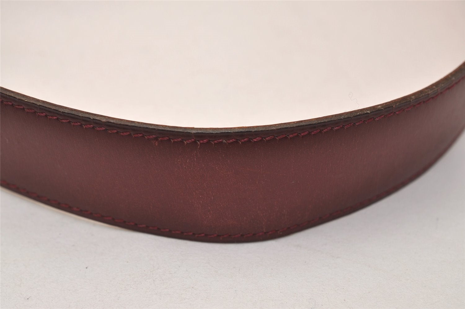 Authentic HERMES Leather Belt Reversible Size 65cm 25.6