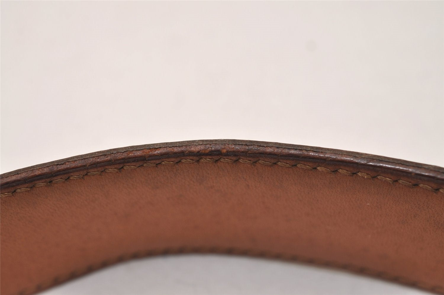 Authentic HERMES Leather Belt Reversible Size 65cm 25.6
