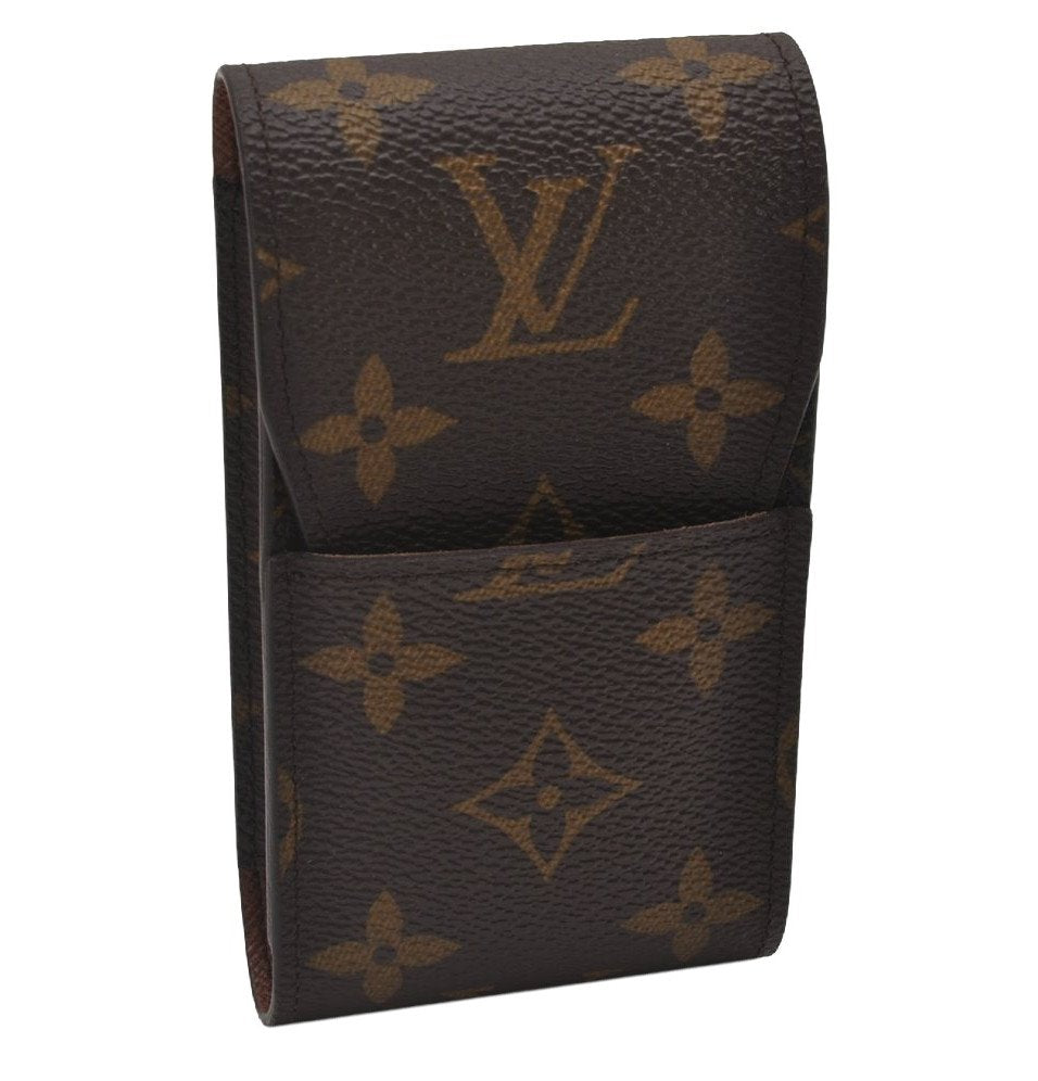 Authentic Louis Vuitton Monogram Etui Cigarette Case M63024 LV 8213I