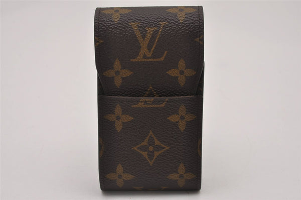 Authentic Louis Vuitton Monogram Etui Cigarette Case M63024 LV 8213I
