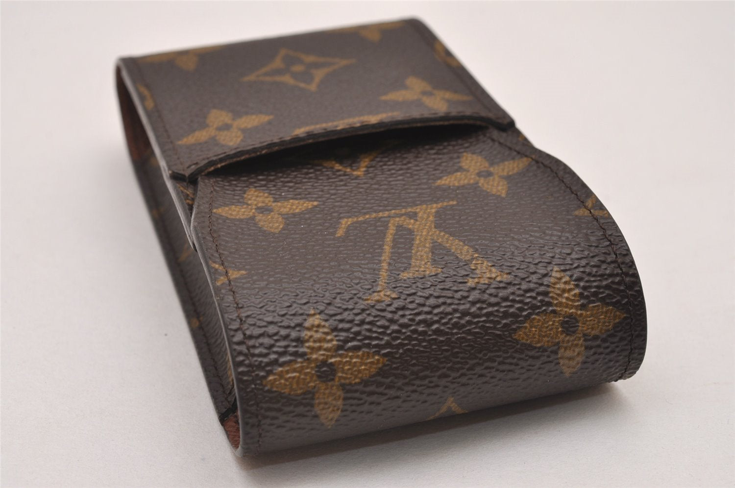 Authentic Louis Vuitton Monogram Etui Cigarette Case M63024 LV 8213I