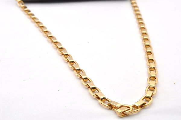 Auth Louis Vuitton Pochette Louise GM Chain Shoulder Bag Leather Brown LV 8214I