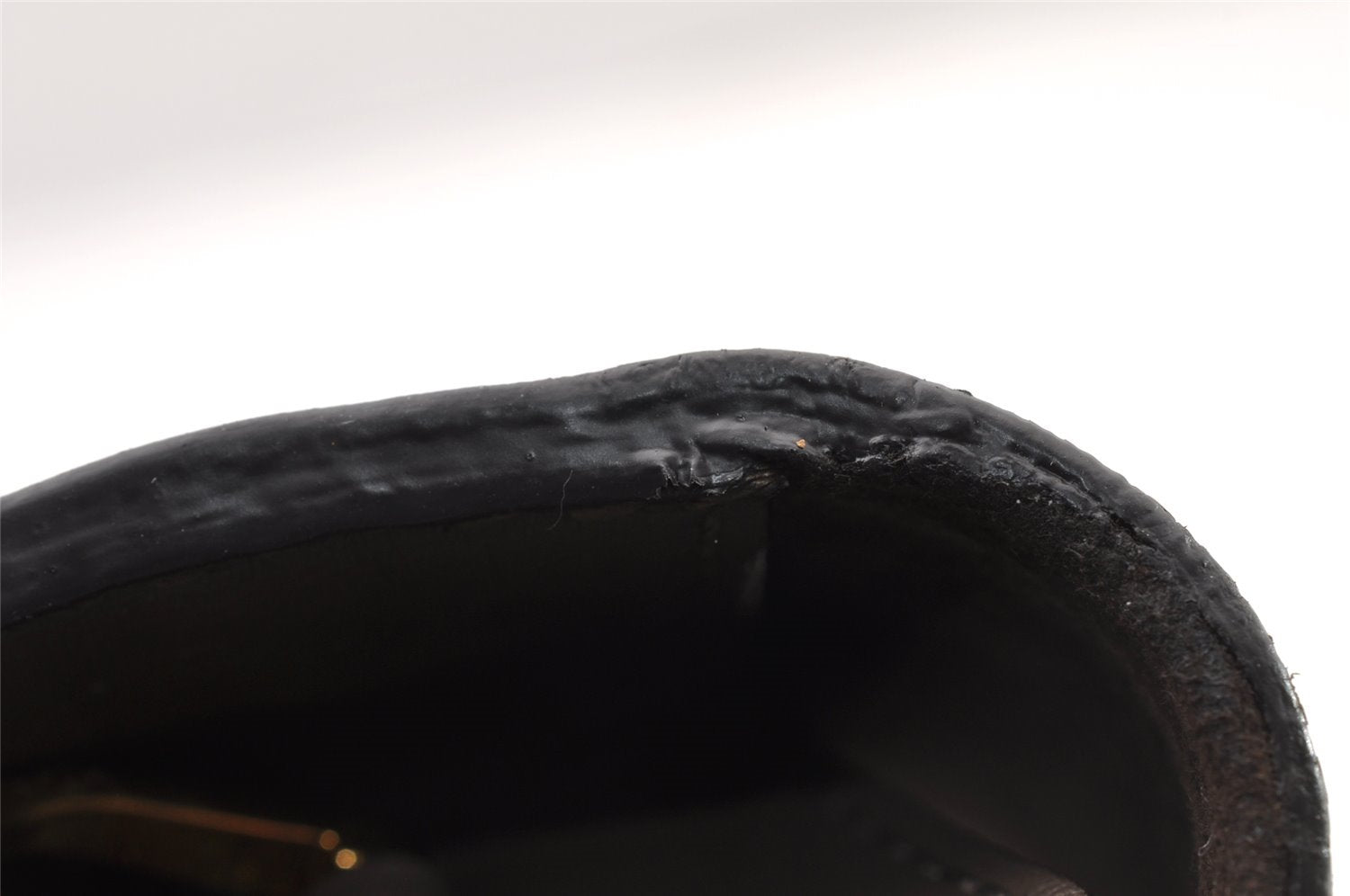 Auth Louis Vuitton Pochette Louise GM Chain Shoulder Bag Leather Brown LV 8214I