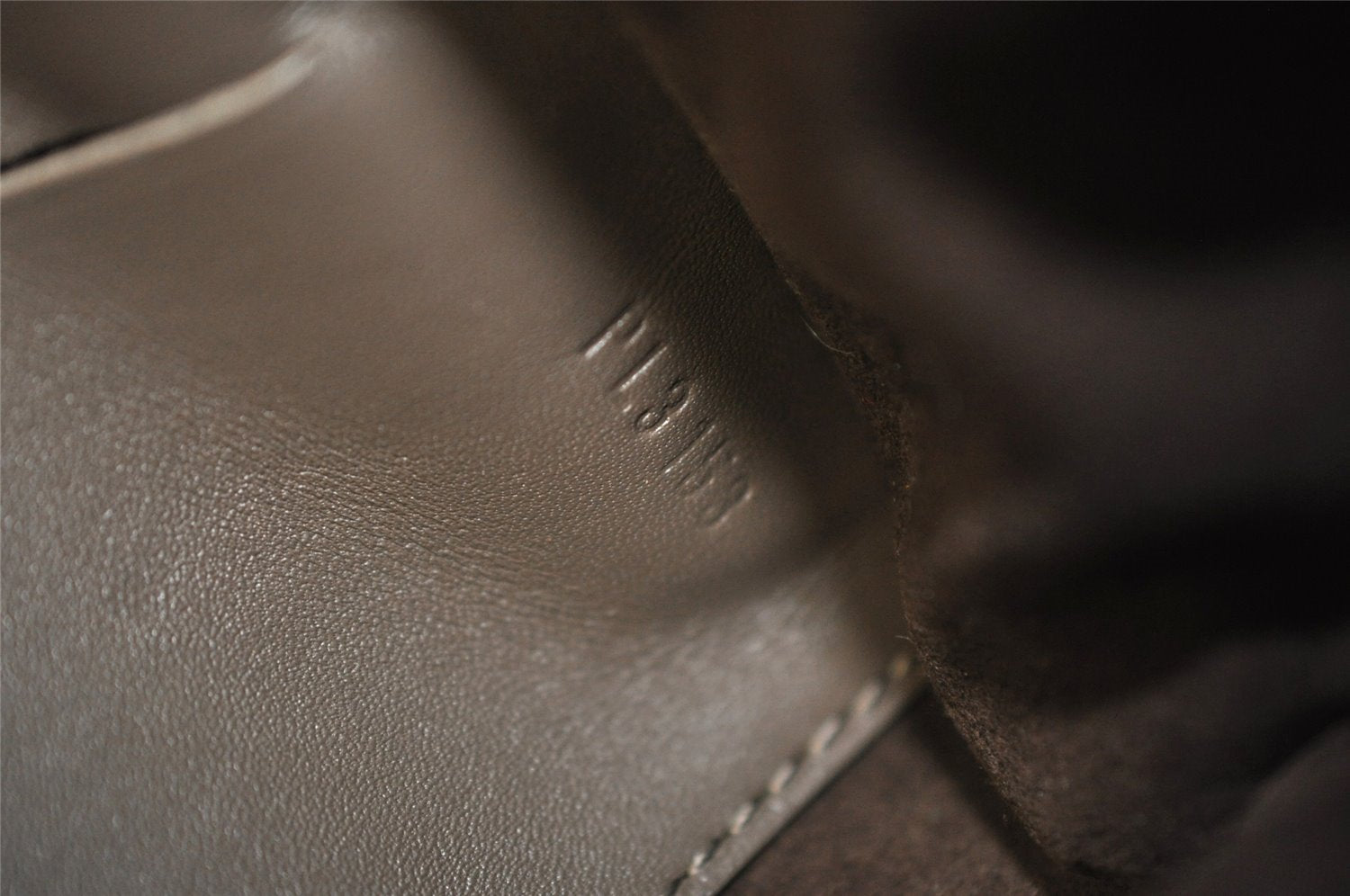 Auth Louis Vuitton Pochette Louise GM Chain Shoulder Bag Leather Brown LV 8214I