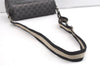 Authentic GUCCI Sherry Line Shoulder Bag GG Canvas Leather 0190375 Black 8215J