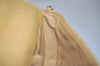 Authentic CHANEL Turnlock Chocolate Bar Calf Skin Chain Shoulder Bag Beige 8217I