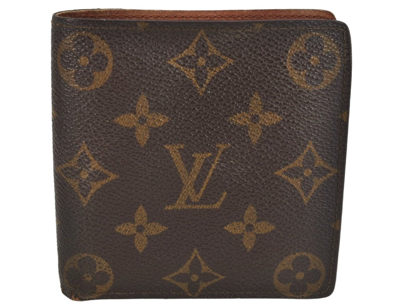 Authentic Louis Vuitton Monogram Porte Billet Carte Credit Monnaie Wallet 8217J