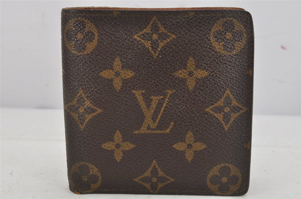 Authentic Louis Vuitton Monogram Porte Billet Carte Credit Monnaie Wallet 8217J