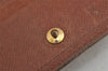 Authentic Louis Vuitton Monogram Porte Billet Carte Credit Monnaie Wallet 8217J