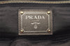 Authentic PRADA NYLON JACQUARD Saffiano Leather 2Way Tote Bag BN1755 Khaki 8218I