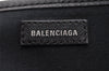 Authentic BALENCIAGA Navy Caba XS 2Way Hand Bag Leather 390346 White 8219I